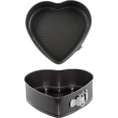 HORECANO Форма за печене на блат с подвижно дъно horecano във вид на сърце (hc-981190)