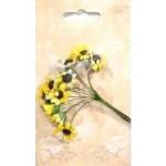 Galeria Hobby Paper sunflower 10pcs natural
