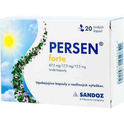 Persen Forte cps.dur.40 4 x 10 x 87,5 mg/17,5 mg/17,5 mg