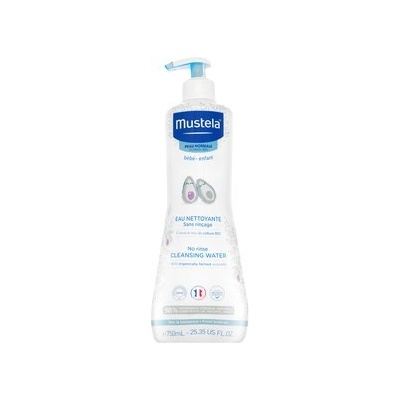 Mustela Bébé No-Rinse Cleansing Water почистваща вода за деца 750 ml