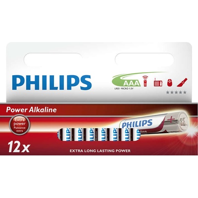 Philips Power Alkaline AAA 12ks LR03P12W/10