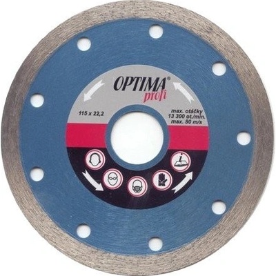 Optima Kotouč diamantový řezný 150 x 22,2 x 1,2 mm DK150