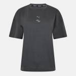 PUMA Women's Hyrox Short-Sleeve Performance Gym Top - Dark Grey - sportihobi - 78,21 лв