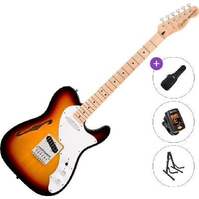 Squier Affinity Series Telecaster Thinline MN Basic SET 3-Color Sunburst Електрическа китара