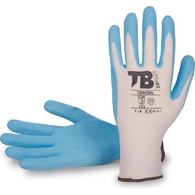 CERVA Tb 700cool / Нитрилни ръкавици - бели/сини 6 (0108020499060)
