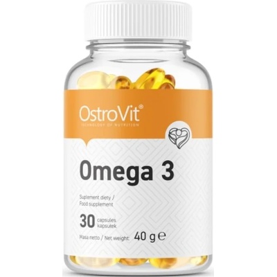 OstroVit Omega 3, 1000 mg, 30 капсули, OstroVit