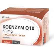 Noventis koenzym Q10 60 mg se sezamovým olejem 60 kapslí