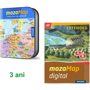 Moza Исторически атлас multilingual - Разширено издание, 3 години (MS-4096D-3)