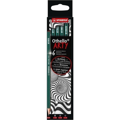 STABILO ARTY Othello 6 ks (2x 4B, 3B, 2B)