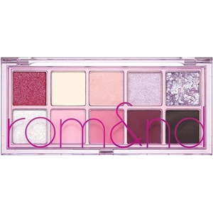 rom&nd Better Than Палитра сенки за очи, 07 Berry Fuchsia Garden, 10 цвята - baby