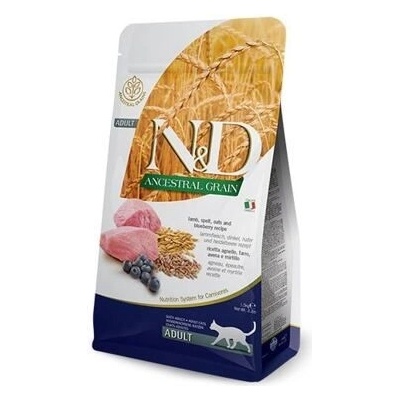 N&D Ancestral Grain Cat Adult Lamb & Blueberry 300 g