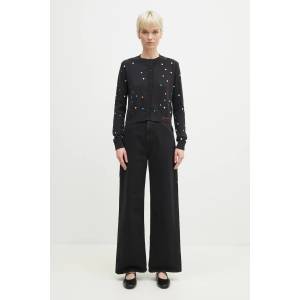 Fiorucci Вълнена жилетка Confetti Dot Print Logo (W02SPKCA337KN03BK01)