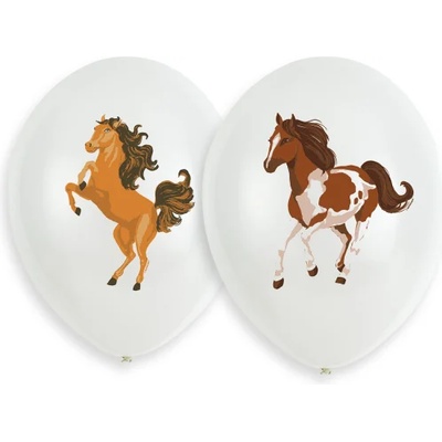Amscan Комплект латексови балони - Красиви коне 6 бр