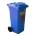 IRAK PLASTİK ИП-Кош за смет 55x48xh94cm 120L ЧЕРВЕН (CK-404) 2 цвята (013139)