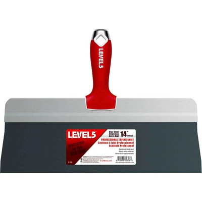 LEVEL5 Špachtľa 14" BIG-BACK z modrej ocele so Soft-Grip rukoväťou