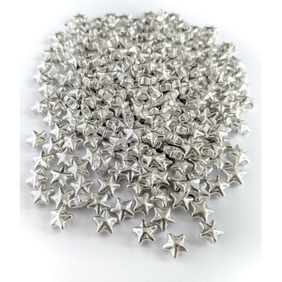 Cukrové zdobení - 3D stříbrné hvězdičky 40g – Hledejceny.cz