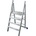 KRAUSE Стълба с голяма горна платформа Krause Stabilo, 1x4, 550x350 м (07126085) (07126085)