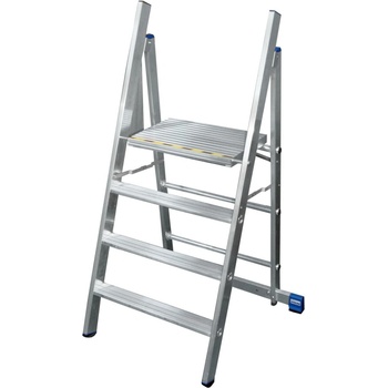 KRAUSE Стълба с голяма горна платформа Krause Stabilo, 1x4, 550x350 м (07126085) (07126085)