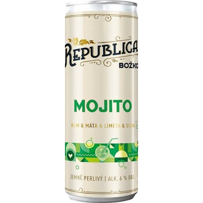 Republica Mojito 6% 0,25 l (plech)