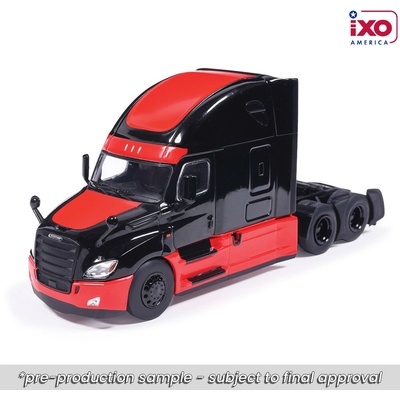 Freightliner Cascadia 2018 Černá/Červená IXO 1:64