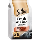 Krmivo pre mačky Sheba Fresh Fine Mixovaný výběr 6 x 50 g