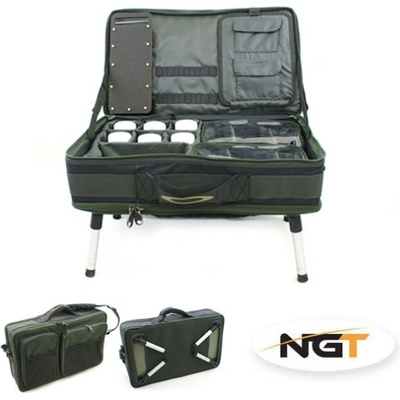 Stolek s Kufrem NGT Carp Bivvy Table System – Sleviste.cz