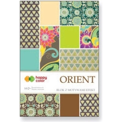 Paper Design Papíry A4, 10 listů ORIENT 5 jednobarevných papírů