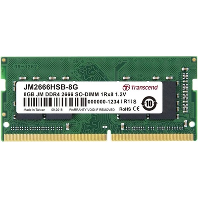 Transcend DDR4 8GB 2666MHz CL19 JM2666HSB-8G