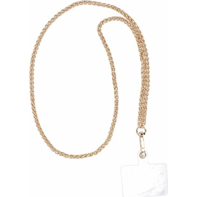 Chain #83 Phone Lanyard, Phone Pendant / Cord Length 80cm (40cm In The Loop) / On Neck - Gold