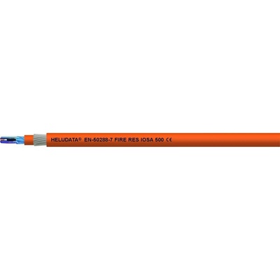 Helu 11016419 nástrojový kábel HELUDATA® EN50288-7 FIRE RES IOSA 500 8 x 2 x 1.5 mm² oranžová 100 m