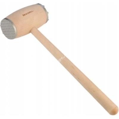 Palička na maso s kovovým zakončením WOODY 32 cm