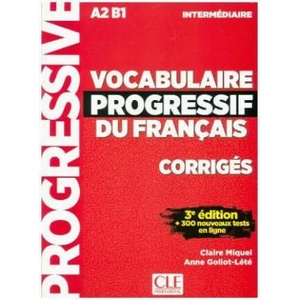 Vocabulaire progressif du Français, Niveau intermédiaire (3ème édition), Corrigés + Audio-CD (ISBN: 9783125300095)