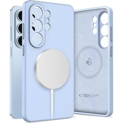 Tech-Protect Magsafe Калъф за Samsung S26 Ultra, Tech-Protect Silicone Case, Син (5906302339648)