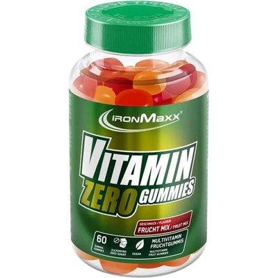 IronMaxx Vitamin Zero Gummies [60 желирани бонбони] Плодов Пунш