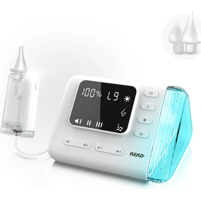 NENO Odsávačka nosných hlienov Nariz bezdrôtová s Active AirFlow UV sterilizáciou LED svetlom