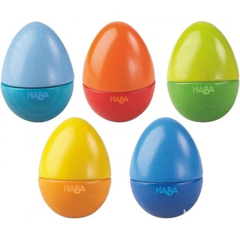 HABA Дървени музикални яйца Haba, 5 броя (7733)