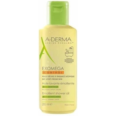 A-Derma Exomega Control Huile Lavante Émolliente zlváčňujúci sprchovací olej 200 ml