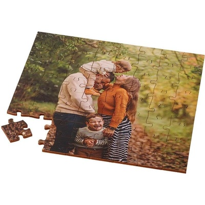 ČistéDřevo Vlastní fotografie na dřevěném puzzle 21 x 21 cm