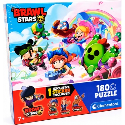 Clementoni Brawl Stars ve čtvercovém boxu 180 dílků