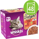 Whiskas 1+ Adult Pure Delight drůbeží výběr v želé 48 x 85 g