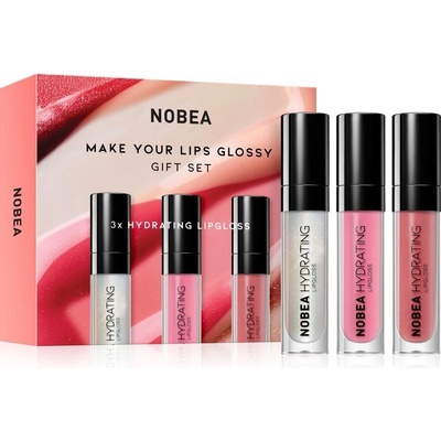 NOBEA Beauty Pleasure NOBEA Day-to-Day Hydrating Lipgloss hydratační lesk na rty 7 ml + NOBEA Day-to-Day Hydrating Lipgloss hydratační lesk na rty 7 ml + NOBEA Day-to-Day Hydrating Lipgloss hydratační