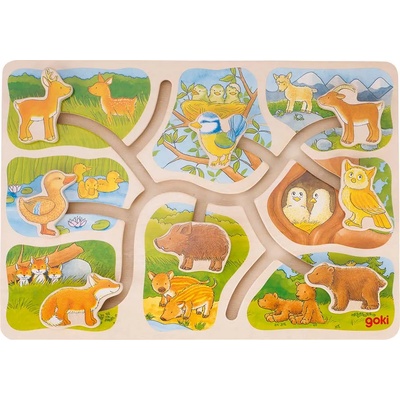 Goki Плъзгащ пъзел Goki - Кой на кого принадлежи (57749)