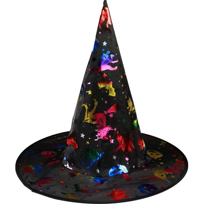 klobouk čarodějnický s potiskem