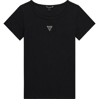 GUESS Тениска рипс в черен цвят за момиче Guess