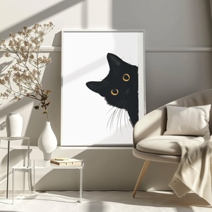 Decono Картина Черна Котка