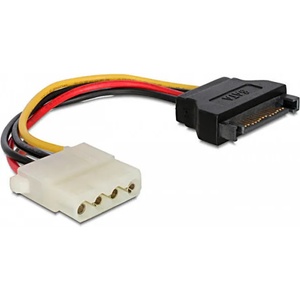 Delock SATA 15pin-4pin Molex Converter M/F 60115