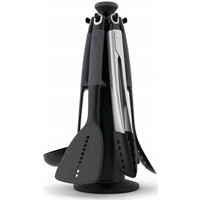 Rotačný stojan s nástrojmi JOSEPH JOSEPH Elevate™ Carousel Set - čierny 10151