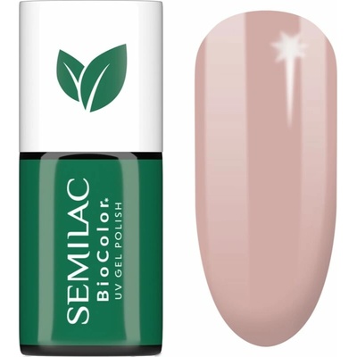 Semilac UV Hybrid BioColor gélový lak na nechty s použitím UV/LED lampy odtieň 715 Yoga On Sand 7 ml