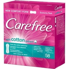 Carefree with cotton extract slipové vložky 76 ks