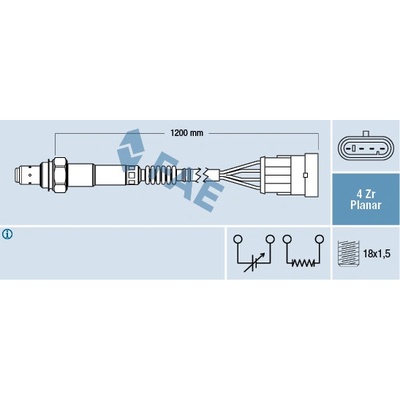 Lambda sonda FAE 77226